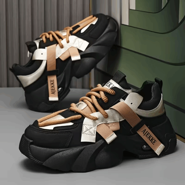 Thick-Soled Height-Enhancing Breathable Men's Shoes