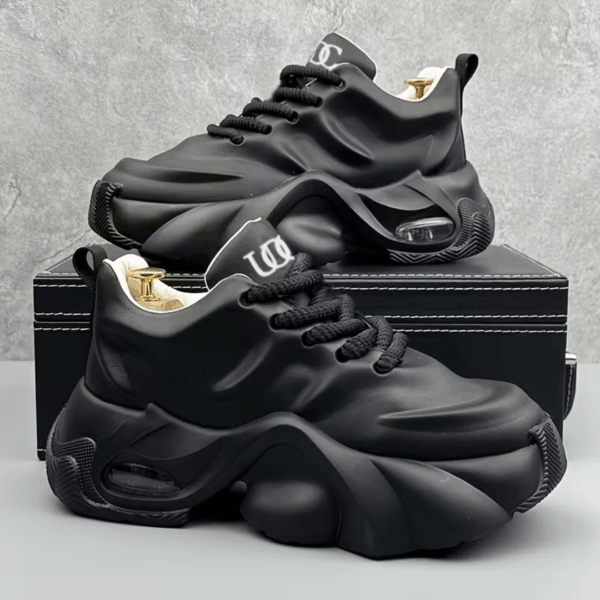 Slip-Resistant Thick Sole Men's Chunky Platform Sneakers